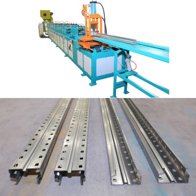 Steel Plate Board Cold Racks Supermarket Shelf Roll Forming Machine